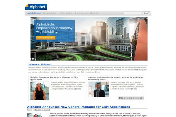 WordPress website example screenshot