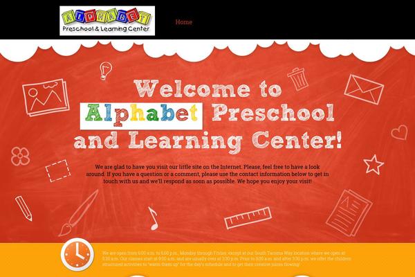 alphabet-preschool.com site used Aplphabet