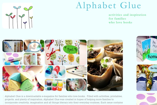 alphabetglue.com site used Thesis_182