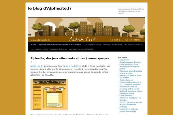 Twenty Ten theme site design template sample