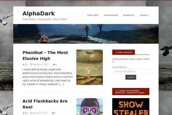 alphadark.com site used Stargazer-child