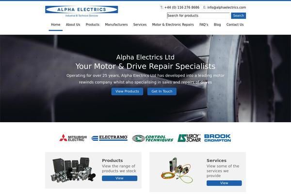 alphaelectrics.com site used Alphaelectrics