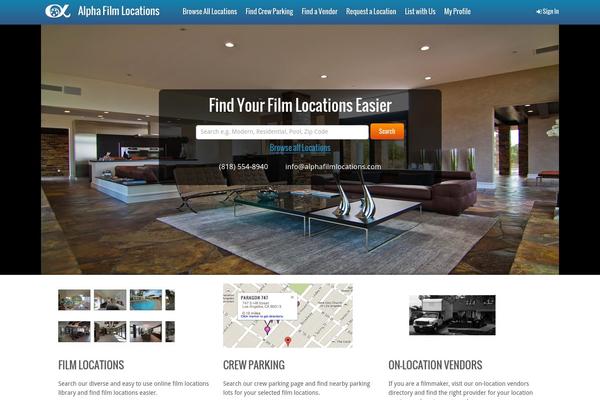 alphafilmlocations.com site used Fswd_theme