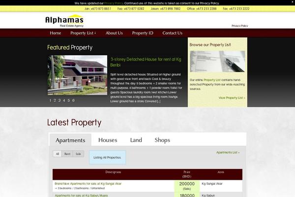 alphamas.com site used Alphamas-real