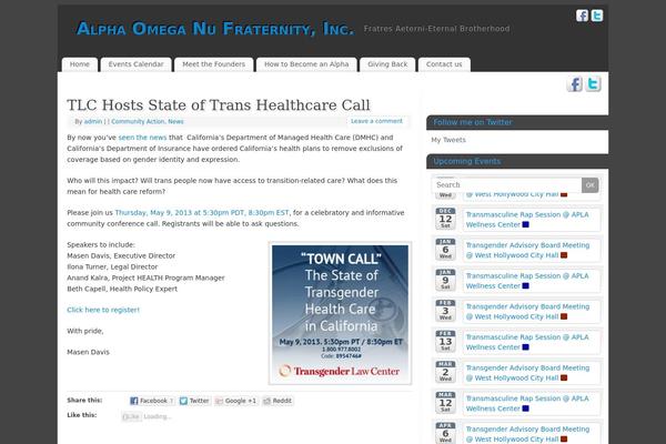 WordPress website example screenshot