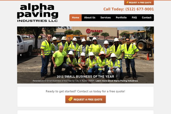 alphapavingtexas.com site used Alphapaving