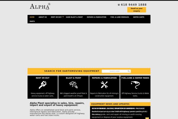 alphaplant.com.au site used Builder-alpha