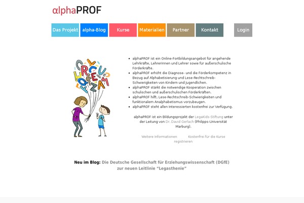 alphaprof.de site used Alphaprof