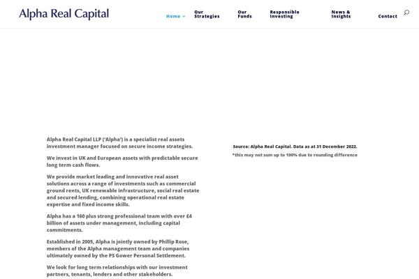 Divi theme site design template sample