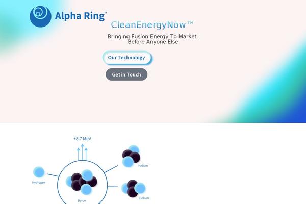 alpharing.com site used Alpha-ring-child-theme