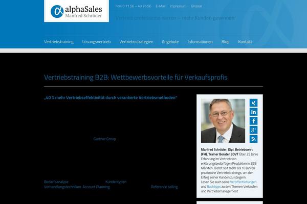 alphasales.de site used Alphasales2014