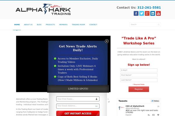 alphashark.com site used Alphashark