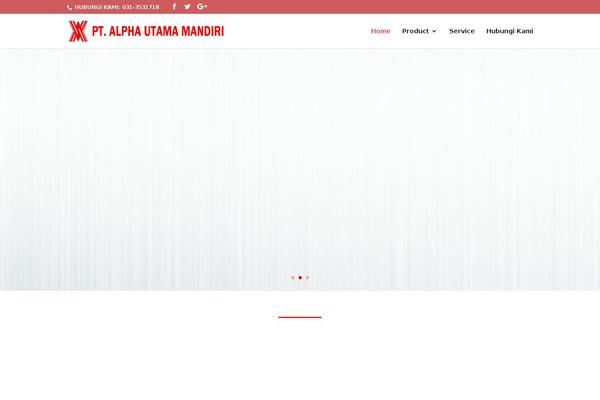 Divi theme site design template sample