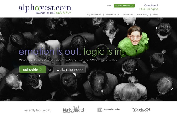 alphavest.com site used Alphavest