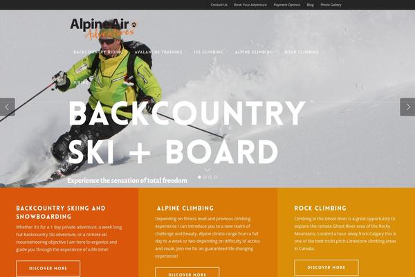 alpineairadventures.com site used Salient_new