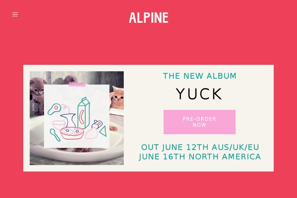 Site using Alpine PhotoTile for Instagram plugin