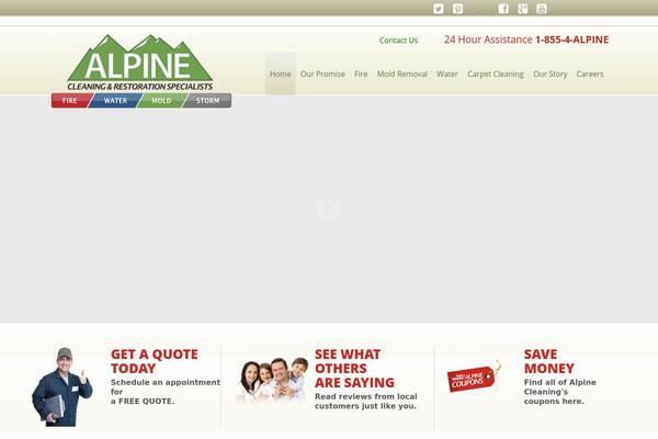 alpinecleaning.com site used Commander