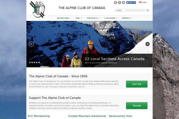 alpineclubofcanada.ca site used Acc-child