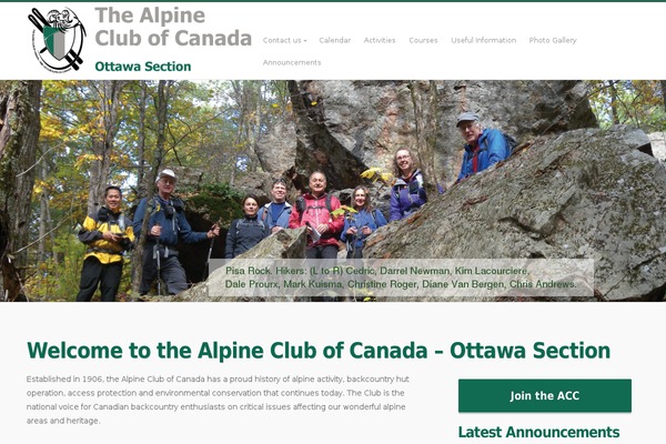 alpineclubottawa.ca site used Response
