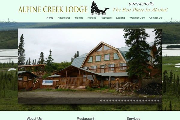 WordPress website example screenshot