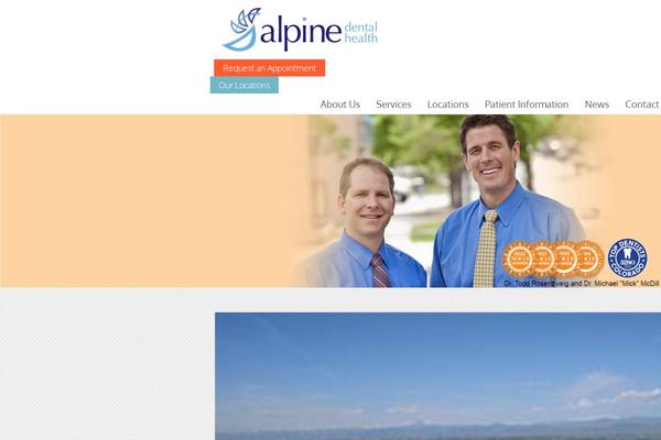 alpinedentalhealth.com site used Alpinedental