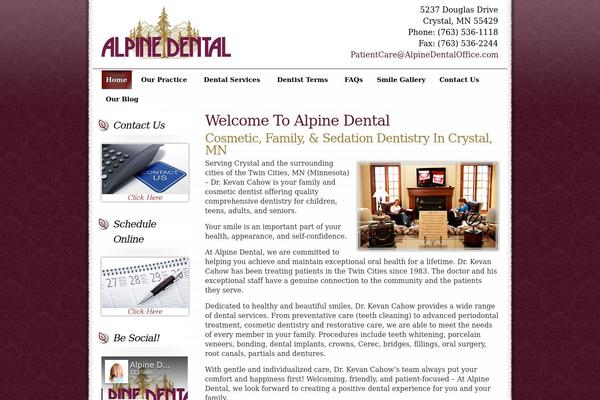 alpinedentaloffice.com site used Rt_juxta_wp