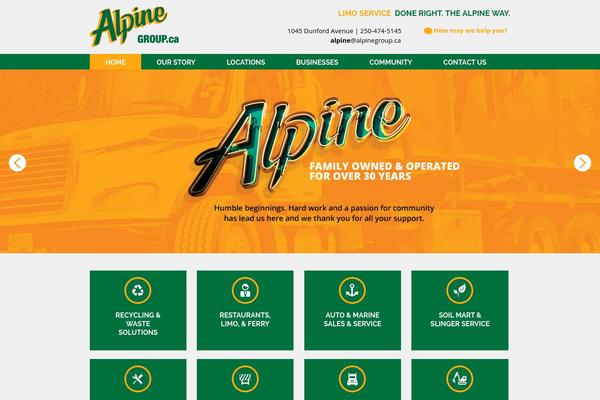 alpinegroup.ca site used Alpinegroup