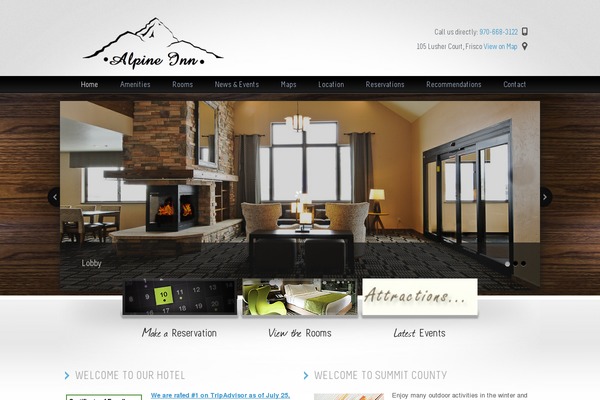 alpineinnfrisco.com site used Welcome Inn Parent