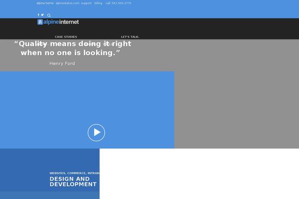 WordPress website example screenshot