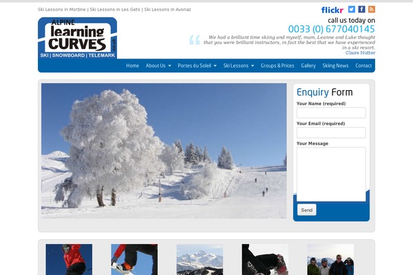 WordPress website example screenshot