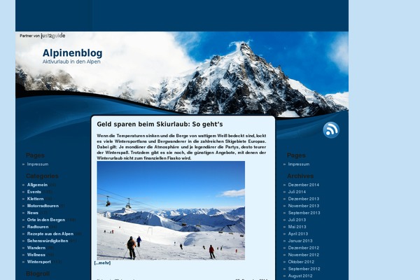 WordPress website example screenshot