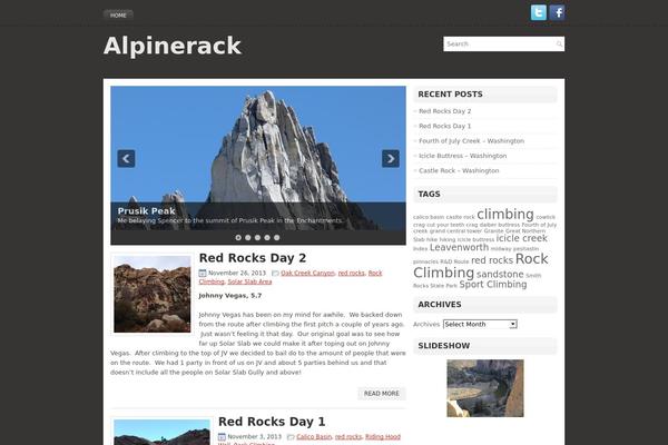 alpinerack.com site used Blogpro