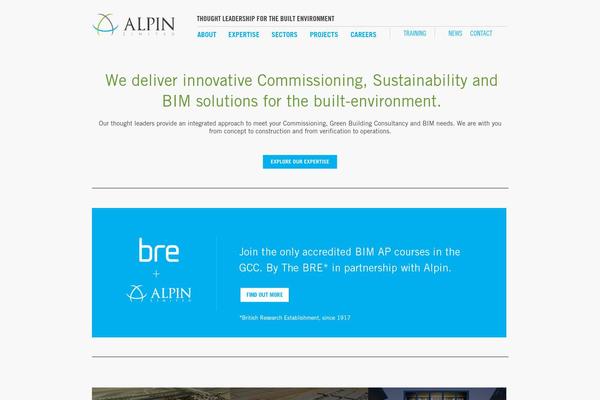 alpin theme websites examples