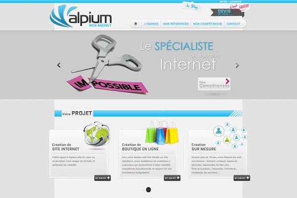 alpium.com site used Alpium-themewp13