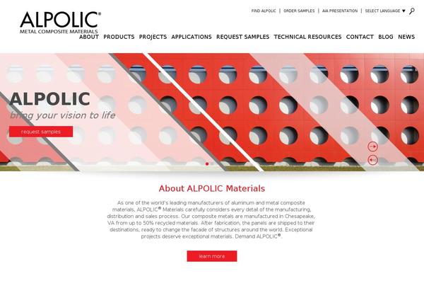 alpolic-americas.com site used Alpolic