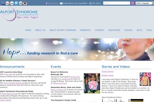 Site using Alport-donations plugin