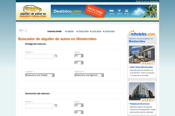 Site using Car-rental plugin