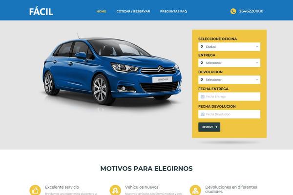 Motors theme site design template sample