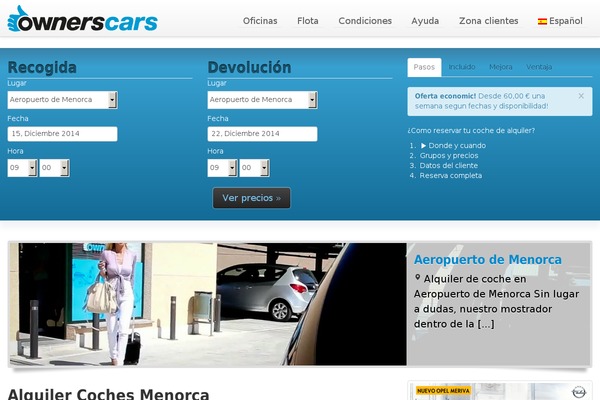 alquilerdecochesenmenorca.com site used Ownerscars