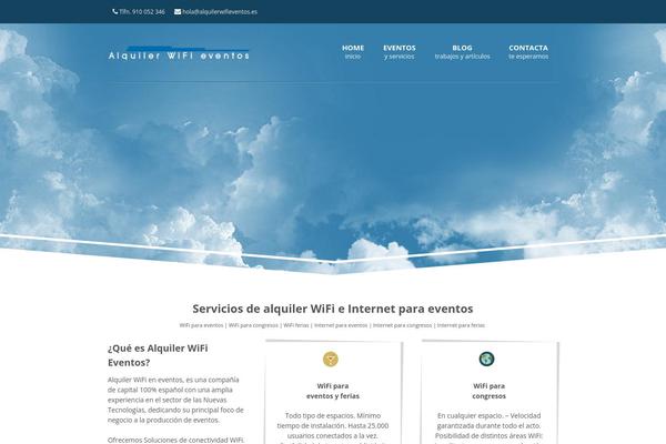 WordPress website example screenshot