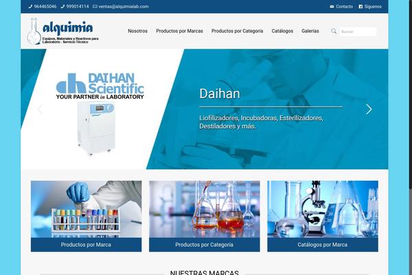 WordPress website example screenshot