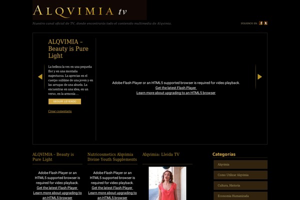 alqvimiatv.com site used Alqvimia