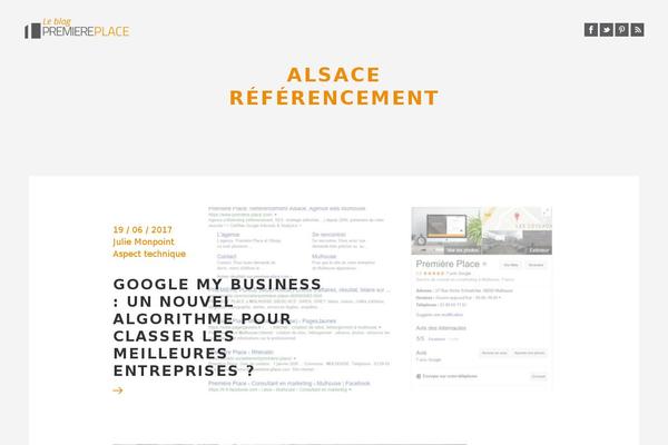 alsace-referencement.com site used Blogpplace