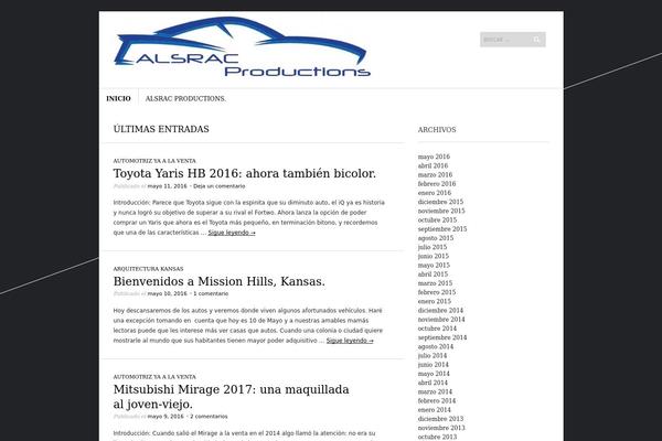 WordPress website example screenshot