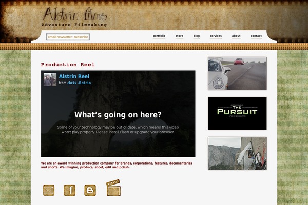 alstrinfilms.com site used Alstrinfilms