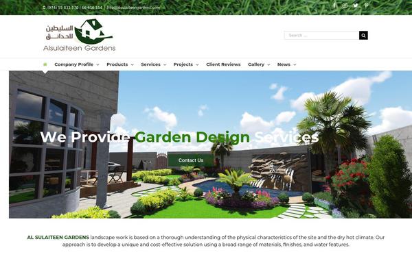 Avada theme site design template sample