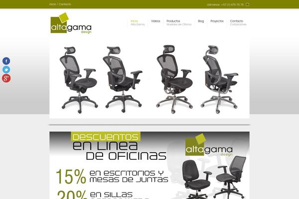 Corona theme site design template sample