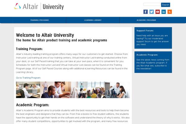 altairuniversity.com site used Altair-university-2019