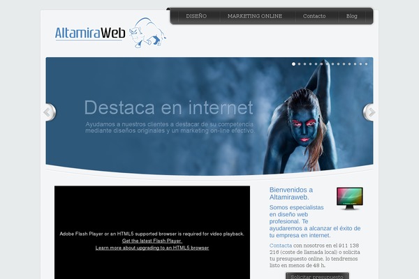 altamiraweb.net site used Envision