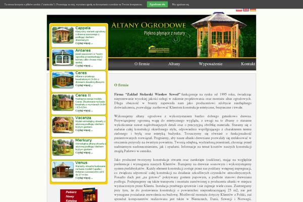 altanyszwed.pl site used Altany